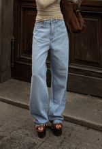 Calça Wide Leg Essentials Claro