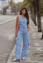 Calça Cargo Indie Claro