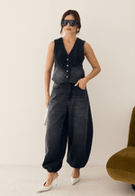 Calça Aladim Cloud Black Estonada