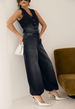 Calça Aladim Cloud Black Estonada