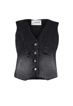 Top Recortes Cloud Black Estonado