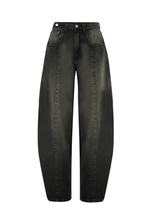 Calça Balloon Cinto Senna Black
