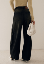 Calça Balloon Cinto Senna Black
