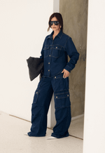 Calça Cargo Utility Dirty Escuro