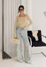 Calça Super Wide Leg Flore