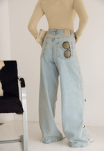 Calça Super Wide Leg Flore