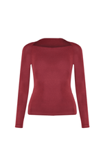 Blusa Manga Longa Allure Bordo