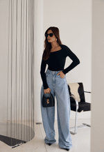 Blusa Manga Longa Allure Preto