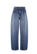Calça Balloon Cinto Senna Médio