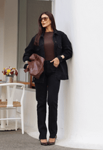 Calça Mom Comfort Black