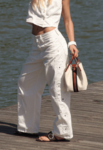 Calça Balloon White Line Off White