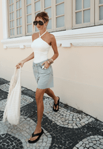 Bermuda Essential Dirty Wash Claro