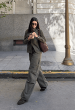 Calça Cargo Origin Cotele Verde Coco
