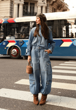 Calça Aladim Cargo Voyager Médio Vintage