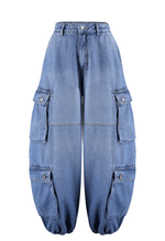 Calça Aladim Cargo Voyager Médio Vintage