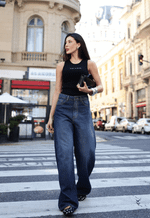 Calça Extra Wide Leg Palaise Edition Escura