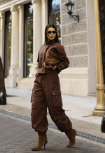 Calça Aladim Cargo Voyager Cacau