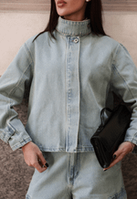 Camisa Gola Alta Voyager Dirty Wash