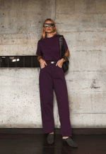 Calça Balloon Sierra Dark Berry