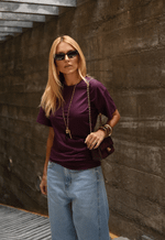T-shirt Angle Dark Berry