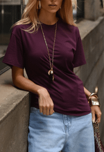 T-shirt Angle Dark Berry