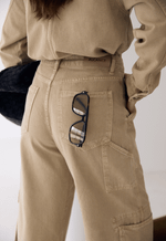 Calça Cargo Zaya Bege Claro