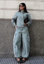Calça Aladim Cargo Voyager Dirty Wash