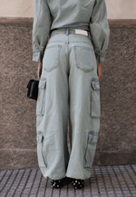 Calça Aladim Cargo Voyager Dirty Wash