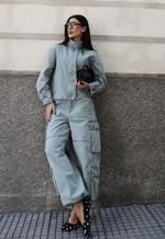 Calça Aladim Cargo Voyager Dirty Wash