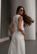 Top Recortes Cloud Off White