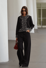 Jaqueta Bordado Rive Black
