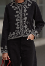 Jaqueta Bordado Rive Black