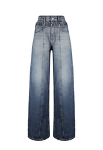 Calça Extra Wide Leg Noir Essential Médio