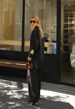 Calça Extra Wide Leg Noir Essential Black