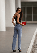 Calça Reta Soft Claro