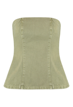 Top Alongado Brave Verde Oliva