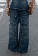 Calça Cargo Brave Dirty Wash Escuro