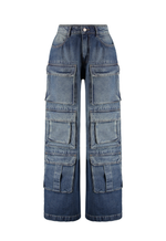 Calça Cargo Brave Dirty Wash Escuro