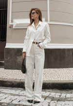 Camisa Bordado Belle Fine Off White
