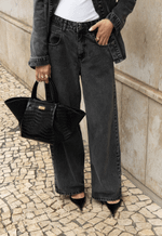 Calça Baggy Bastille Black Marmorizado