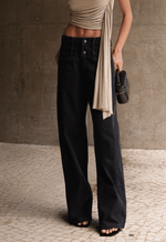 Calça Baggy Double Fit Black