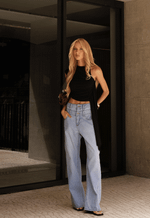 Calça Baggy Double Fit Claro Marmorizado