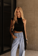 Blusa Transpassada Flow Preto