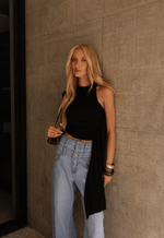 Blusa Transpassada Flow Preto