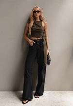 Blusa Transpassada Flow Verde Coco
