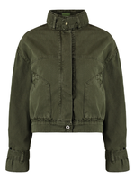 Jaqueta Bomber High Neck Verde Coco