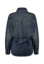 Camisa Manga Longa Draped Dirty Wash Escuro