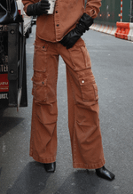 Calça Cargo Utility Caramelo Marmorizado