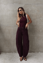 Regata Gola Alta Soho Dark Berry