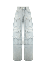 Calça Cargo Utility Dirty Wash Claro